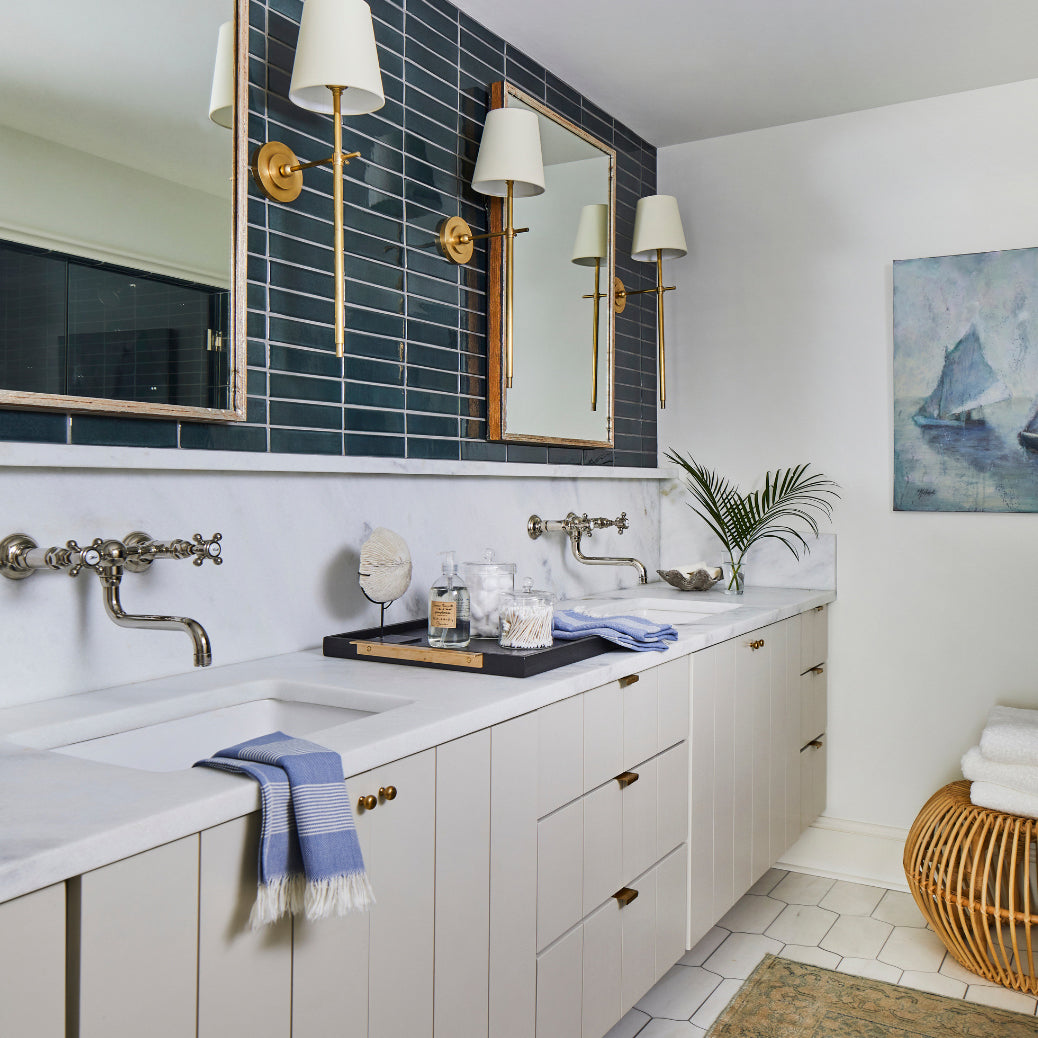 Platina Modern Minimalist Brass Fabric Wall Lamp - Lamp Copper