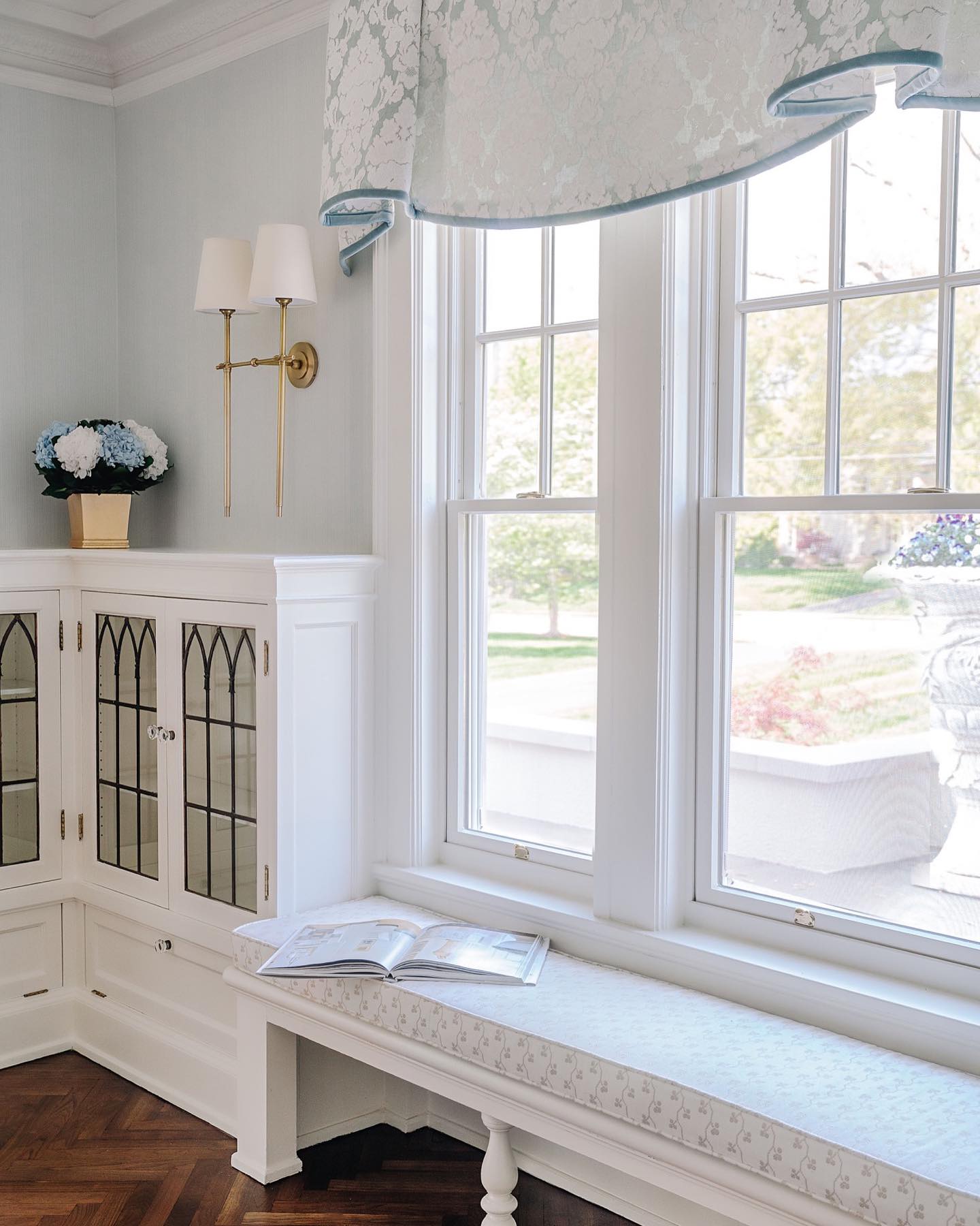 Platina Modern Minimalist Brass Fabric Wall Lamp - Lamp Copper