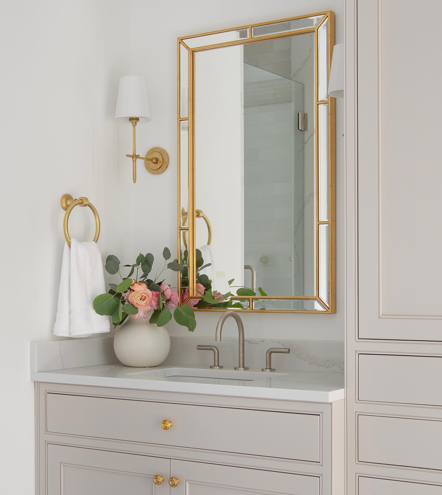 Platina Modern Minimalist Brass Fabric Wall Lamp - Lamp Copper