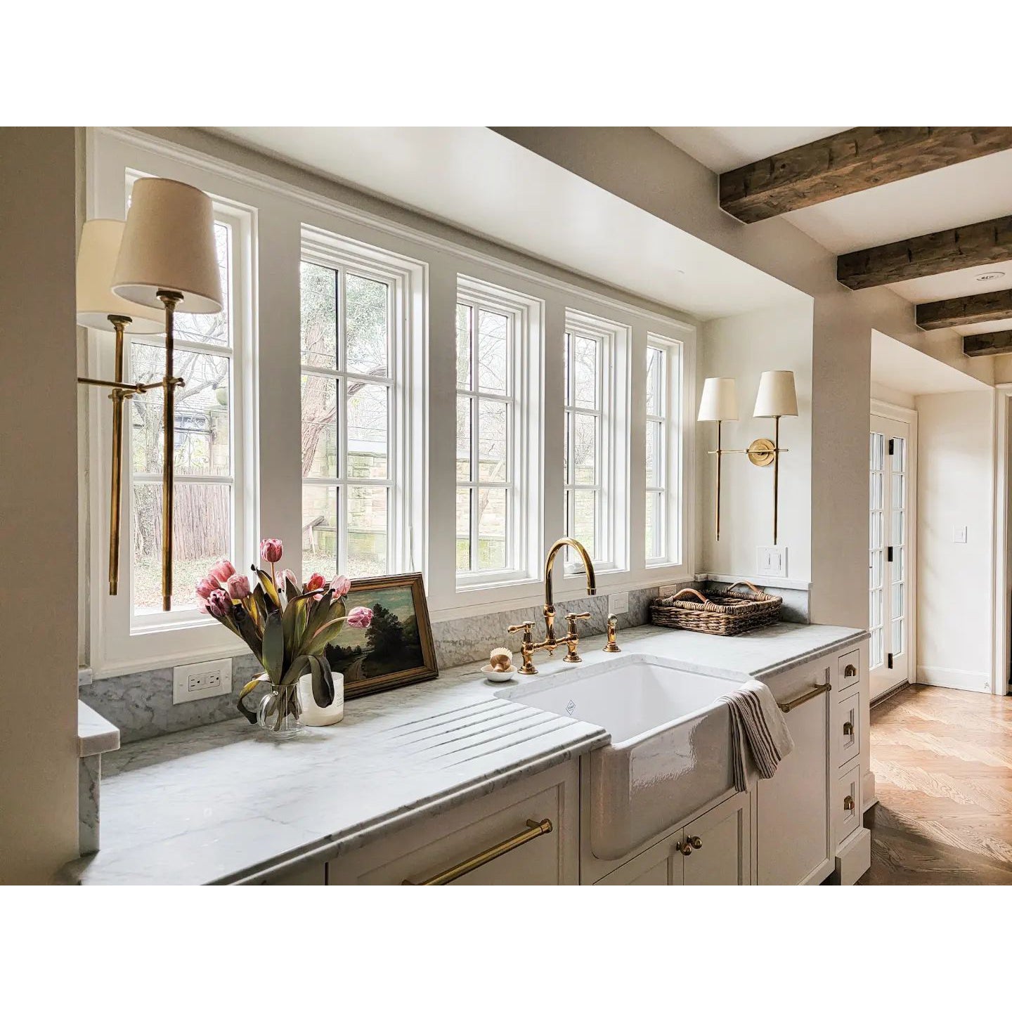 Platina Modern Minimalist Brass Fabric Wall Lamp - Lamp Copper