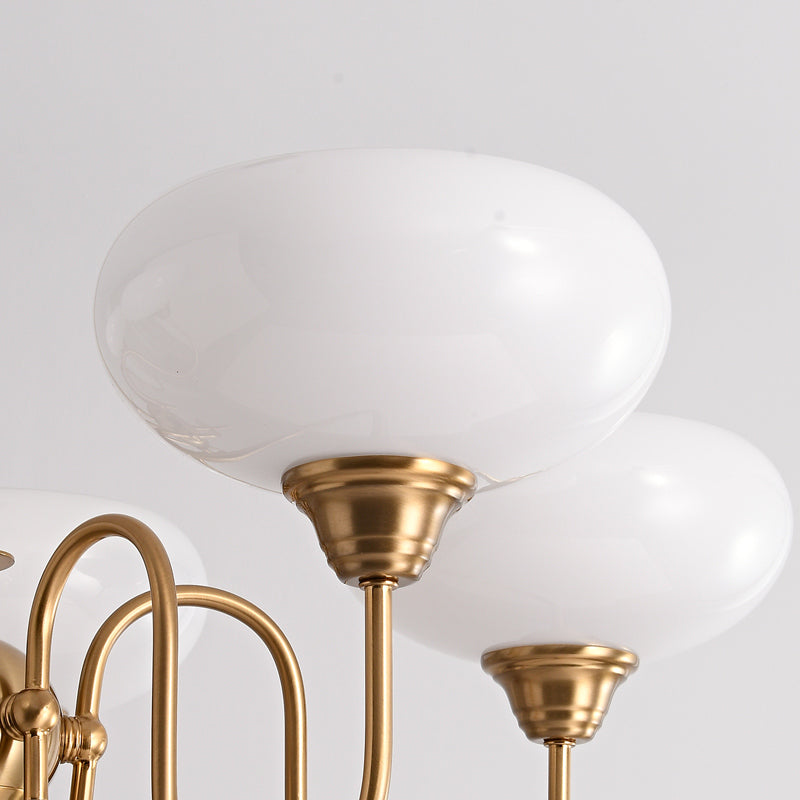 Arisha Vintage LED Metallo Vetro Lampade a Sospensione Soggiorno