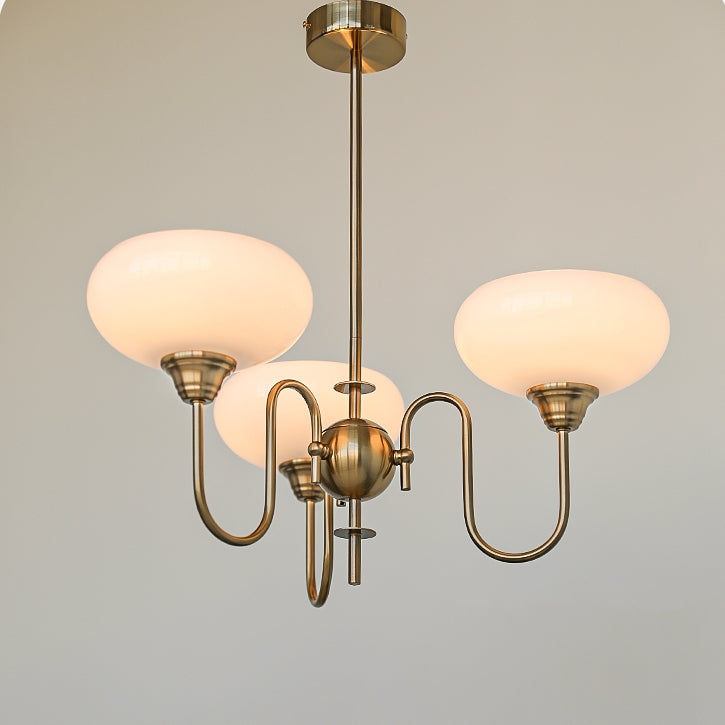 Arisha Vintage LED Metallo Vetro Lampade a Sospensione Soggiorno