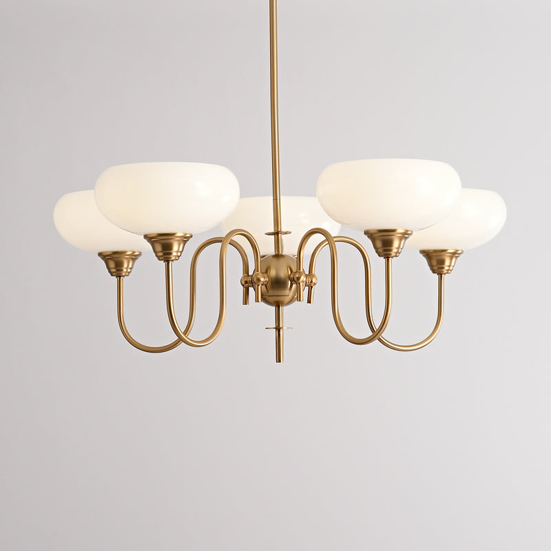 Arisha Vintage LED Metallo Vetro Lampade a Sospensione Soggiorno