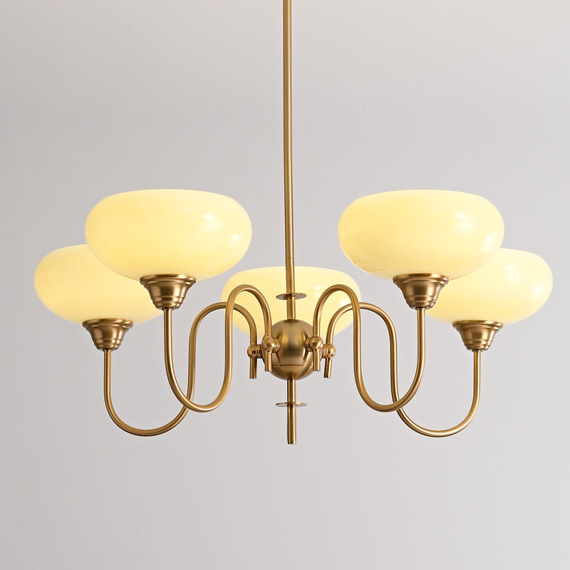 Arisha Vintage LED Metallo Vetro Lampade a Sospensione Soggiorno