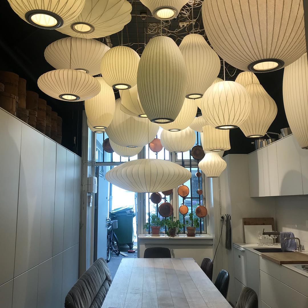 Bubble Mulberry Silk Pendant Lamp - Blowlighting