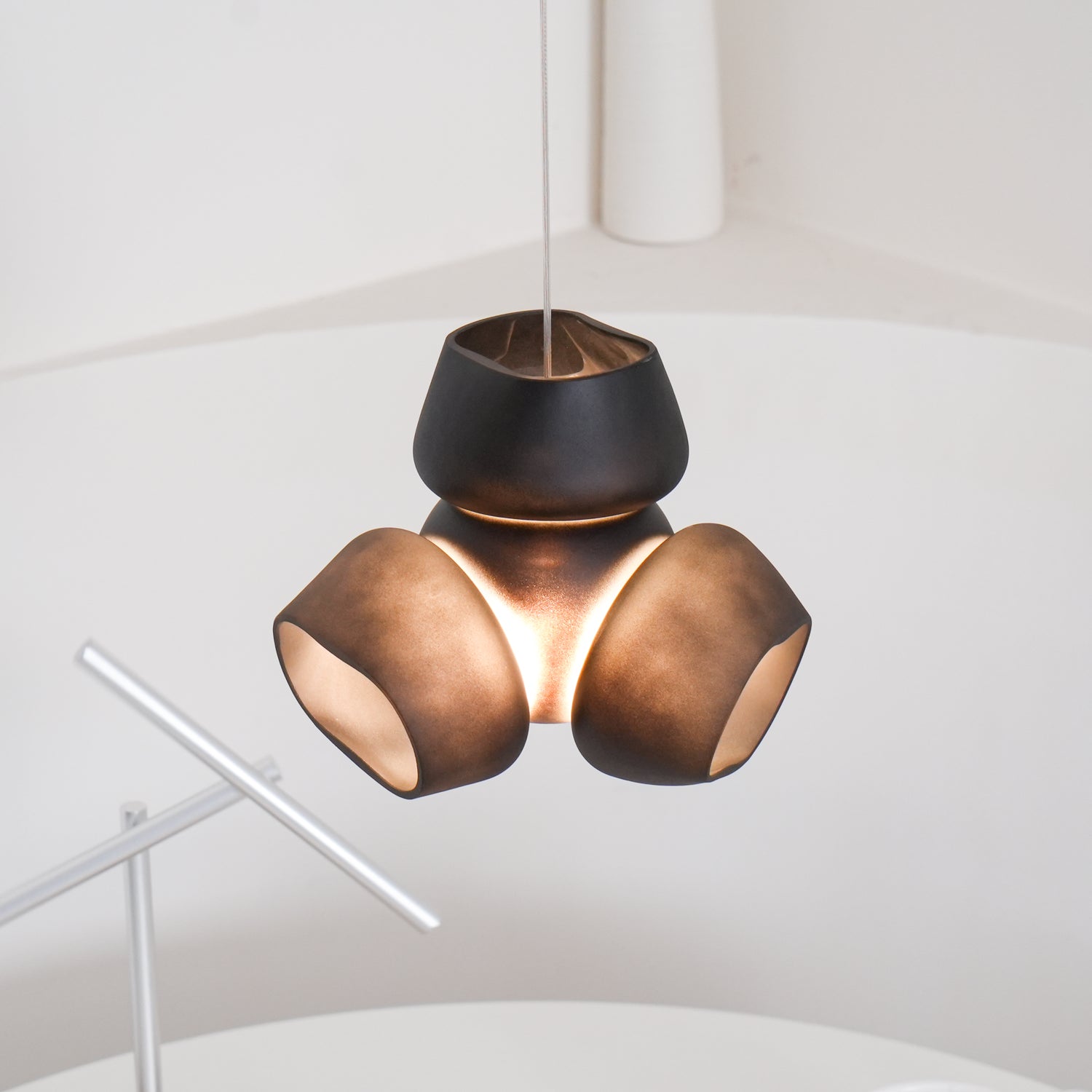 Zamarir Bubbles Cluster Metal Glass Pendant Light - Blowlighting