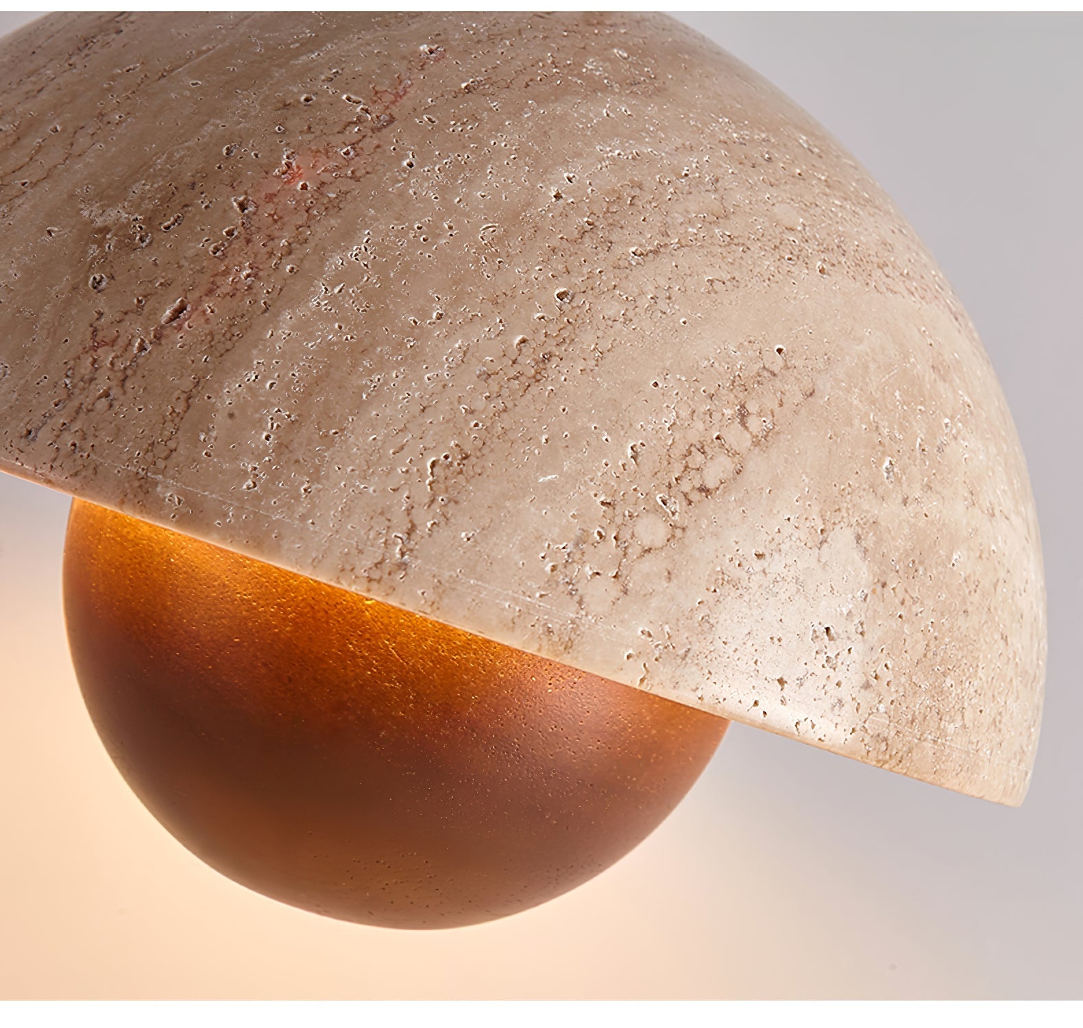 Ersile Travertine Pendant Light - Neutralighting