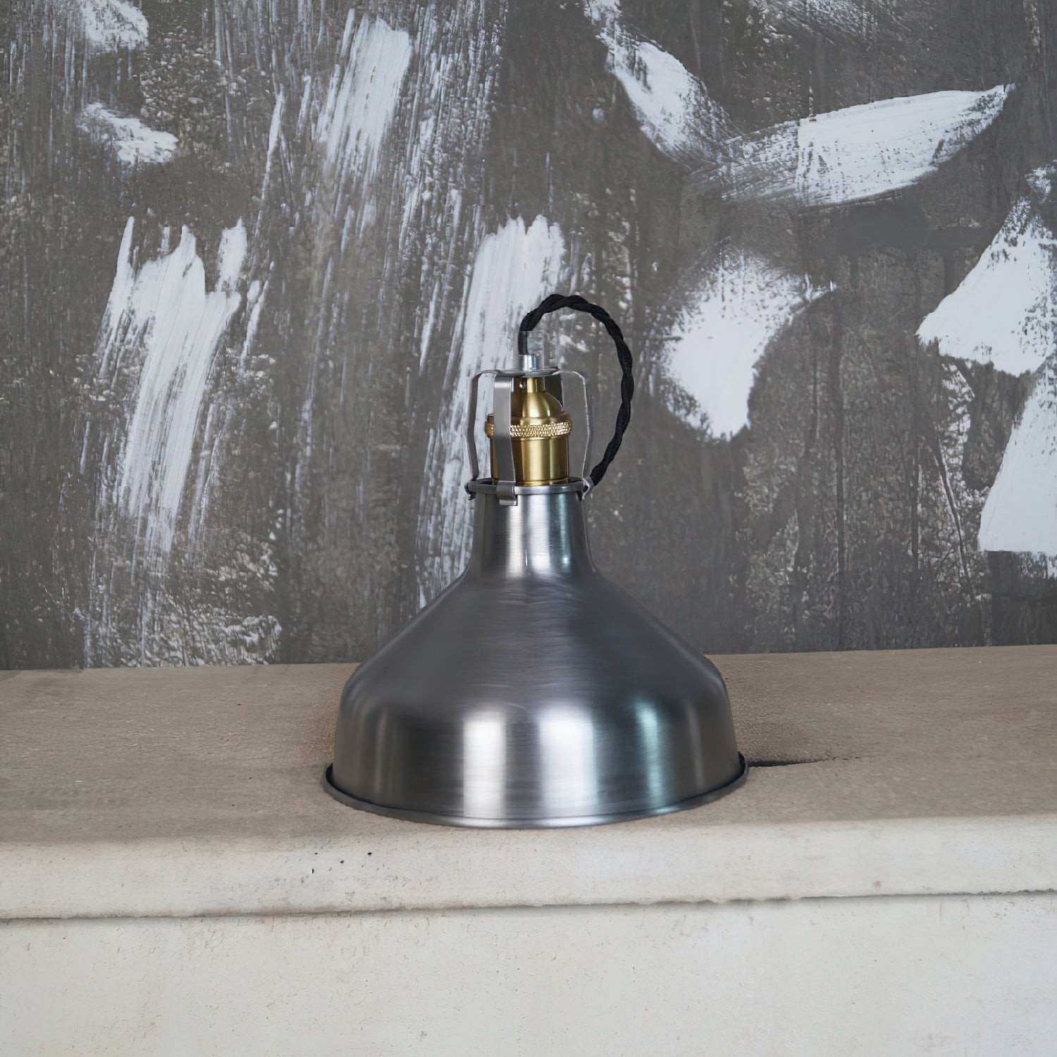 Radius Vintage Industrial Brass Metal Pendant Light - Lamp Copper