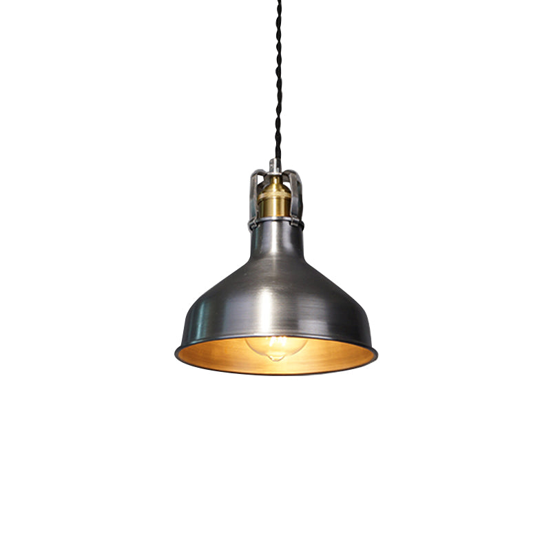 Radius Vintage Industrial Brass Metal Pendant Light - Lamp Copper