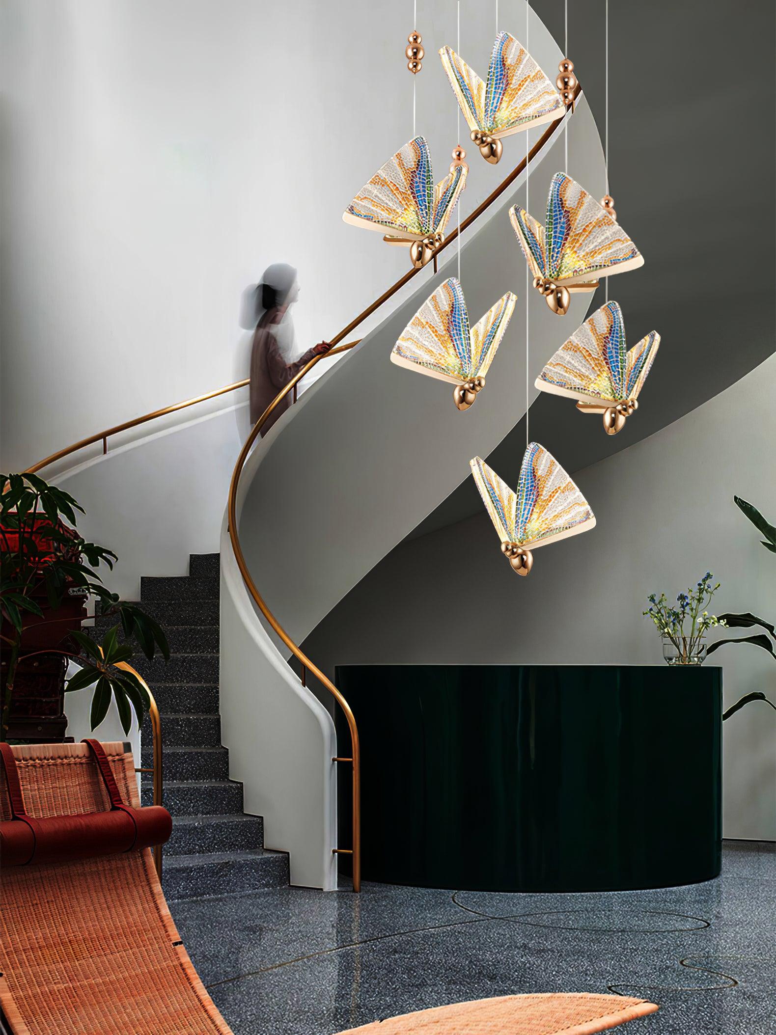 Butterfly Pendant Light - Blowlighting