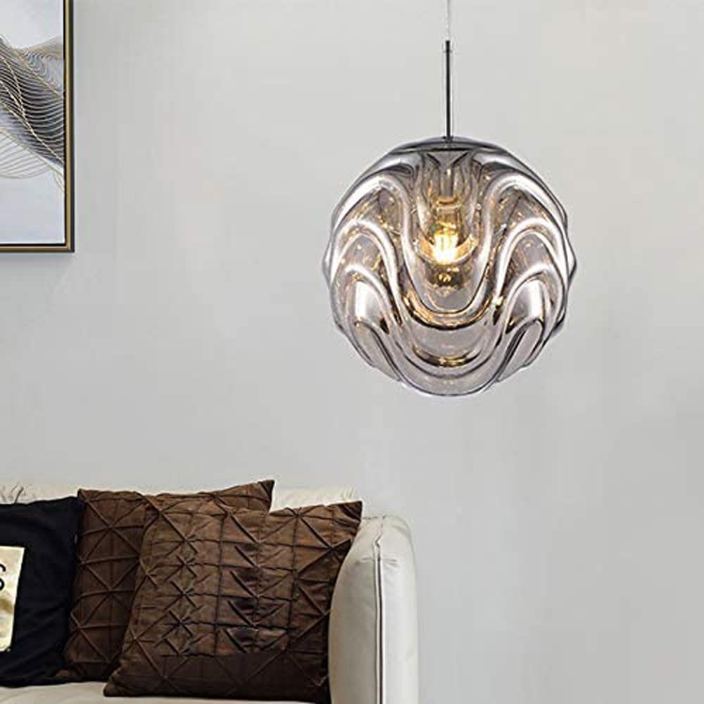 Valentina Moderno Metallo/Vetro Sospensione Ambra/Oro/Nero/Argento/Blu Soggiorno/Camera da letto