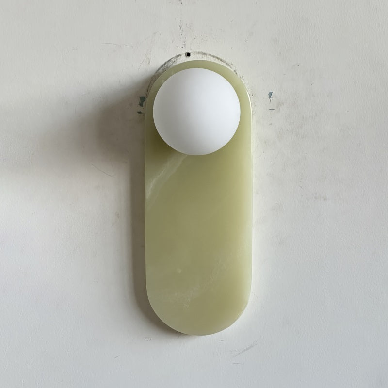 Syraeia Modern Minimalist Marble Jade Wall Lamp - Lamp Copper