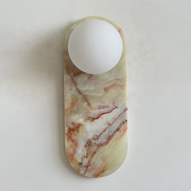 Idoraris Modern Minimalist Cyan Jade Sconce Wall Lamp - Lamp Copper