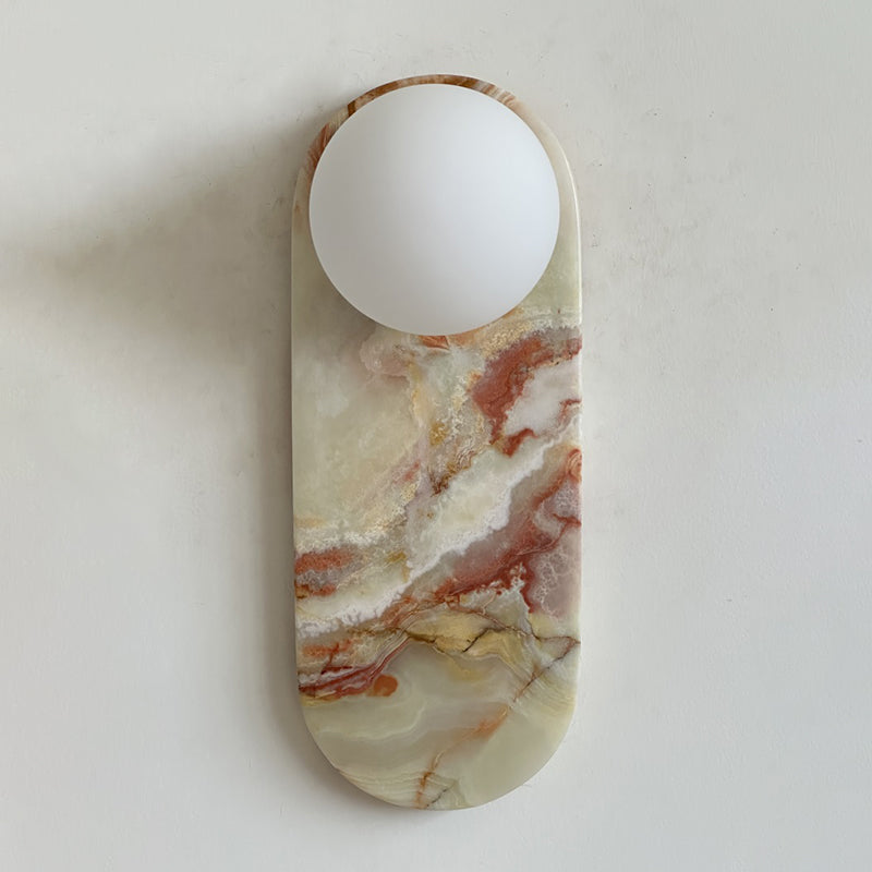 Idoraris Modern Minimalist Cyan Jade Sconce Wall Lamp - Lamp Copper