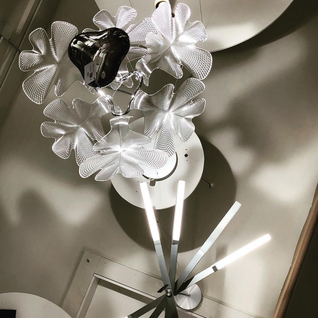 Solara Chandelier Suspension Clear Leaf - Letslighting