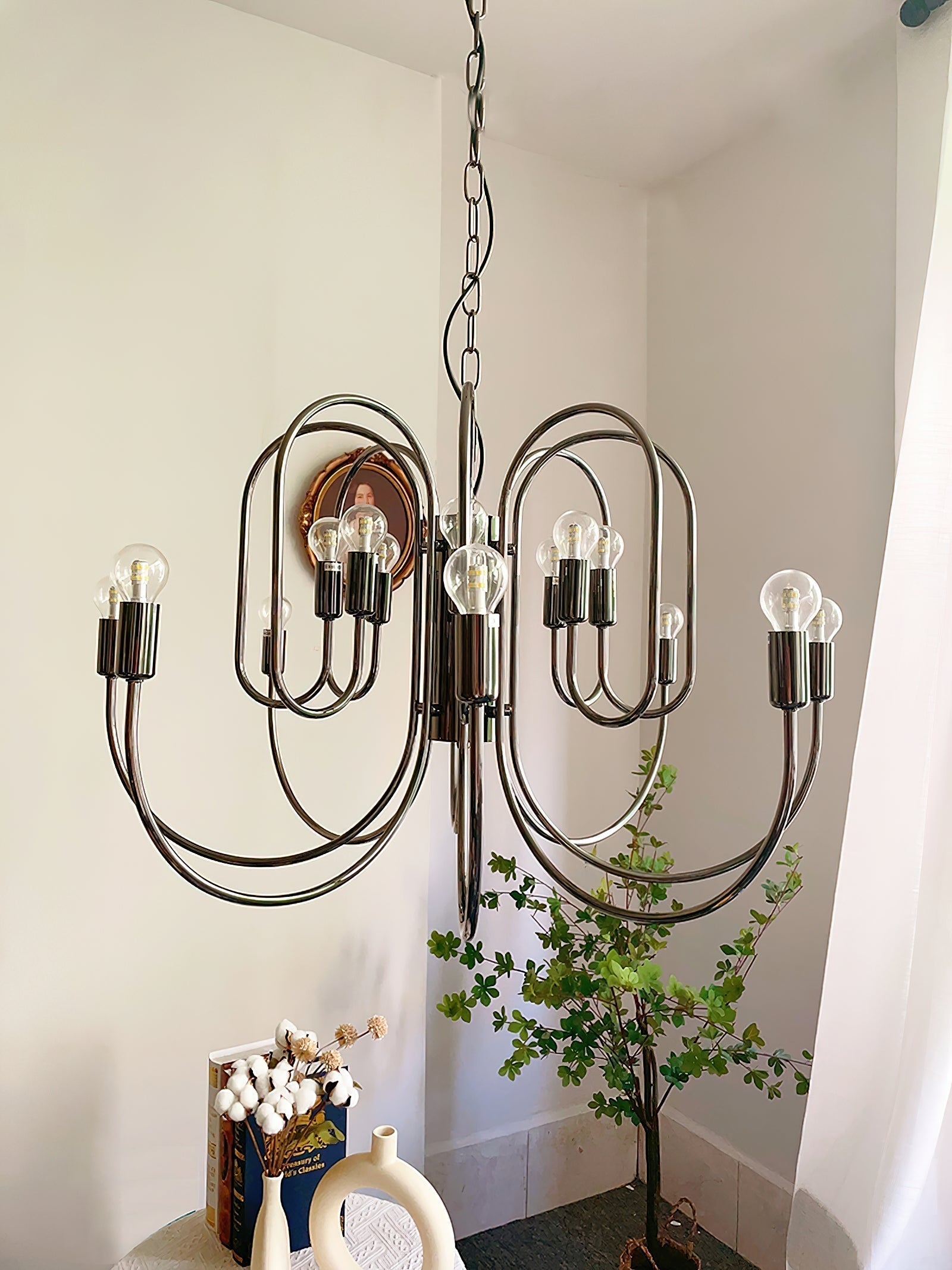 Ombre Elegance Vintage Industrial Metal Chandelier - Lamp Copper