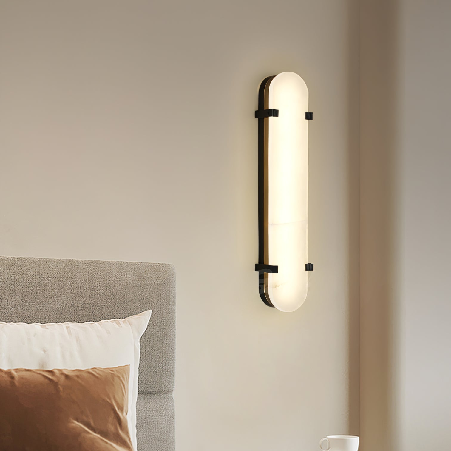 Lunaris Oval Alabaster Wall Light - Neutralighting