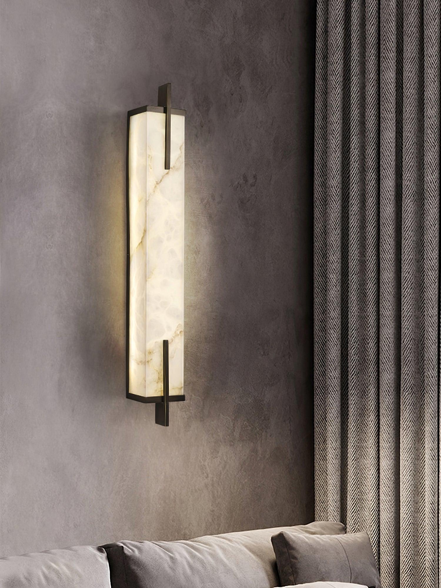 Aurcarir Rectangular Alabaster Wall Light - Neutralighting
