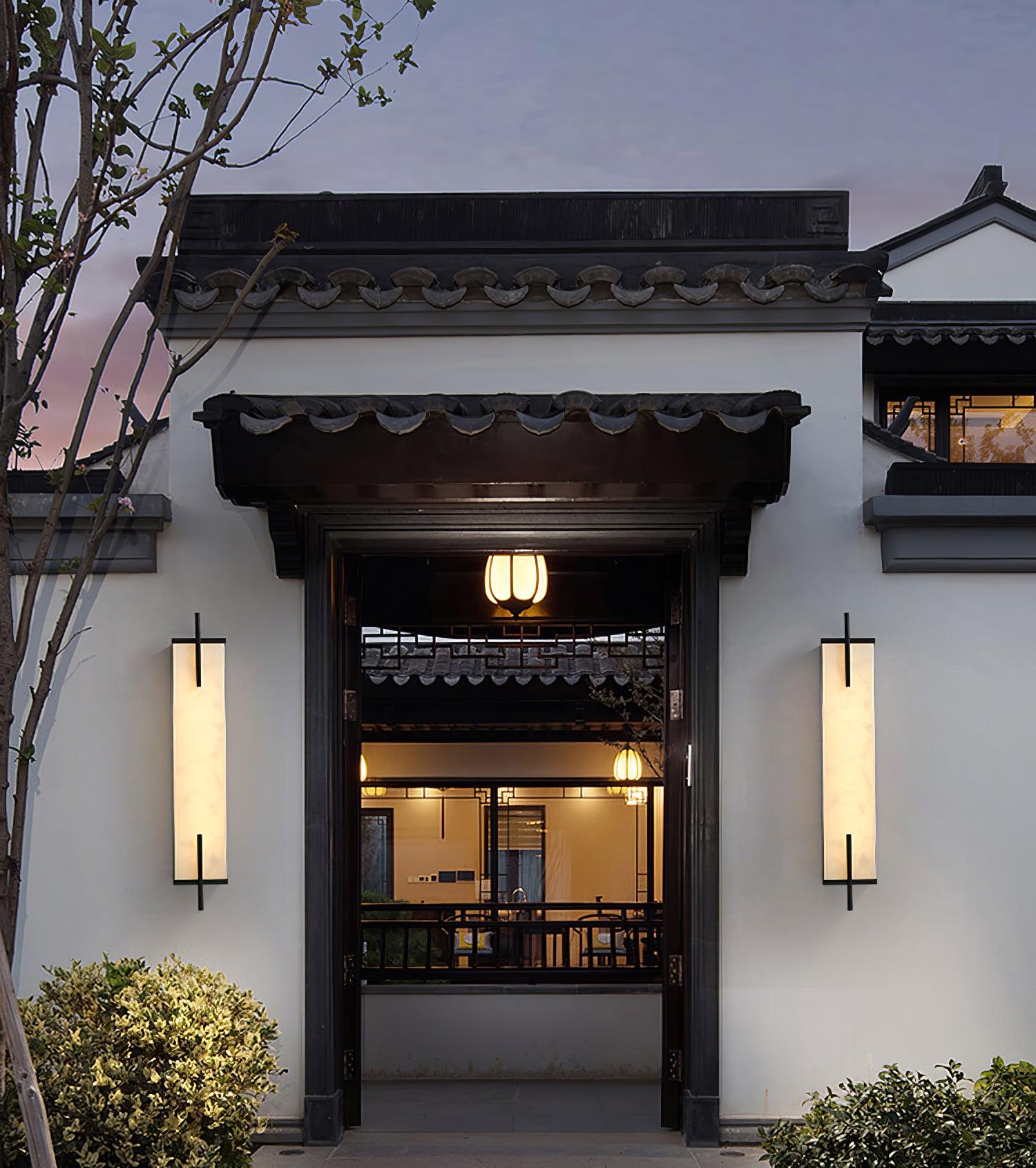 Aurcarir Rectangular Alabaster Wall Light - Neutralighting