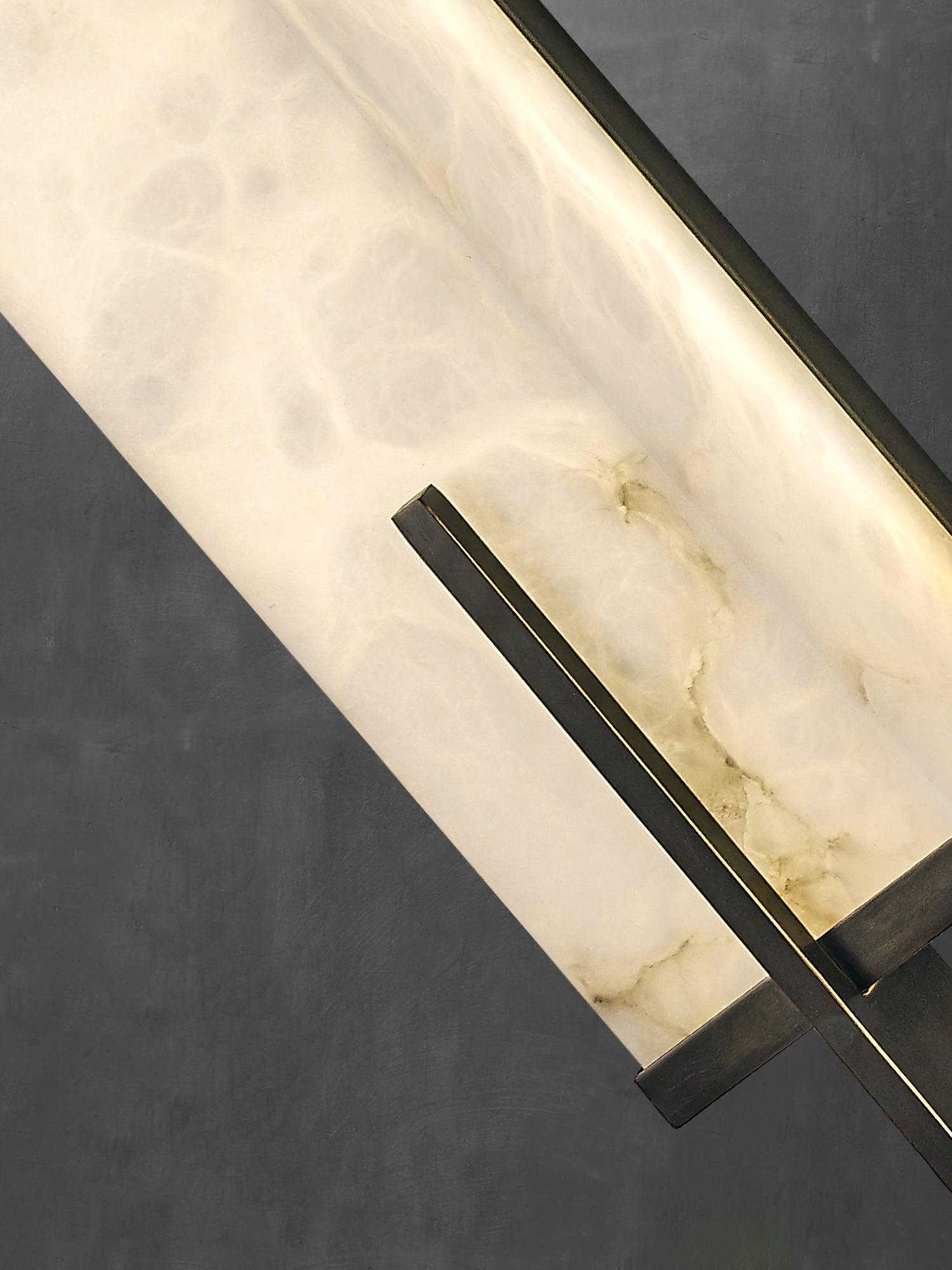 Aurcarir Rectangular Alabaster Wall Light - Neutralighting