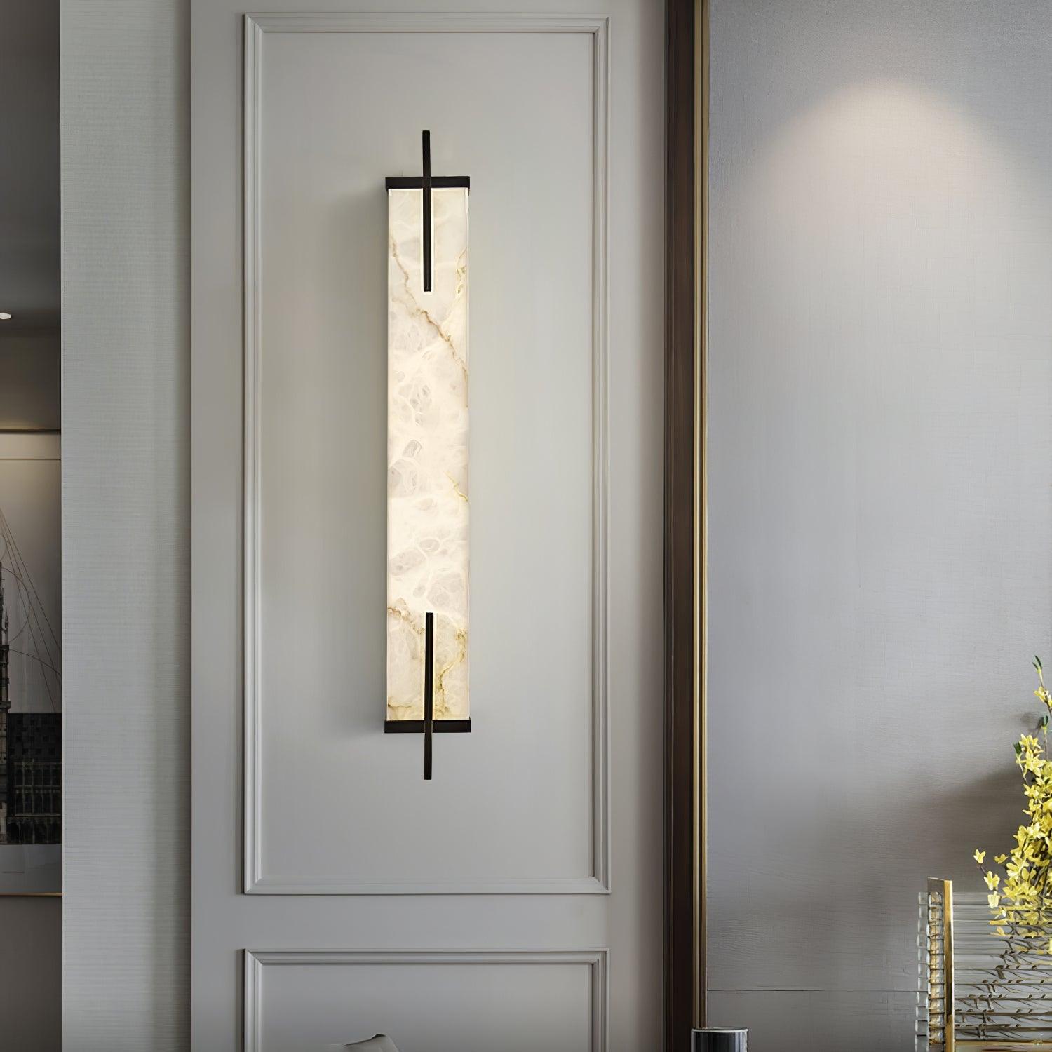Aurcarir Rectangular Alabaster Wall Light - Neutralighting