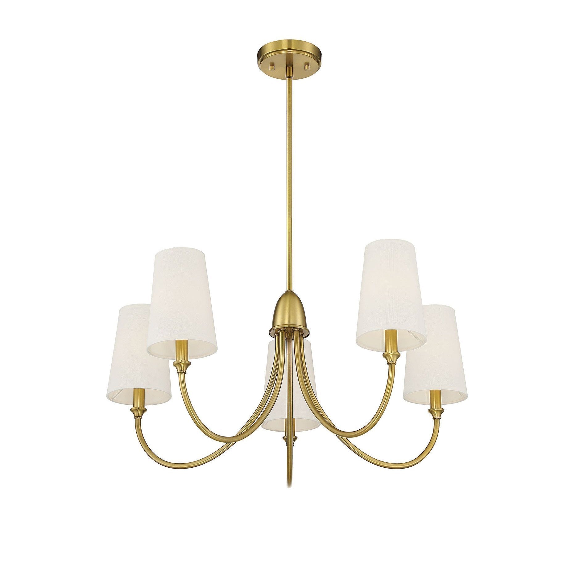 Lumin Premium Vintage Industrial Fabric Metal Chandelier - Lamp Copper