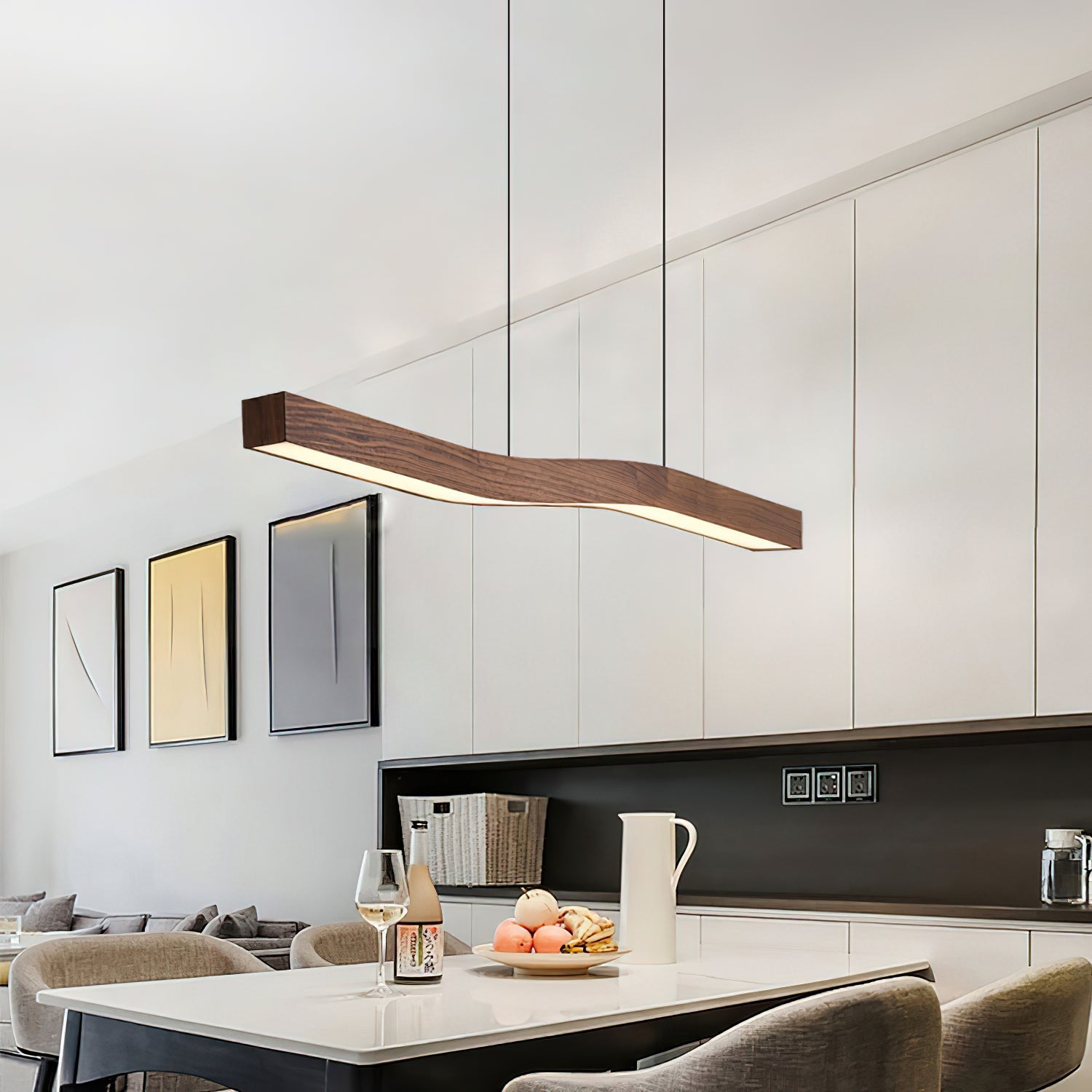 Muto Lampada a Sospensione Nordic in Legno