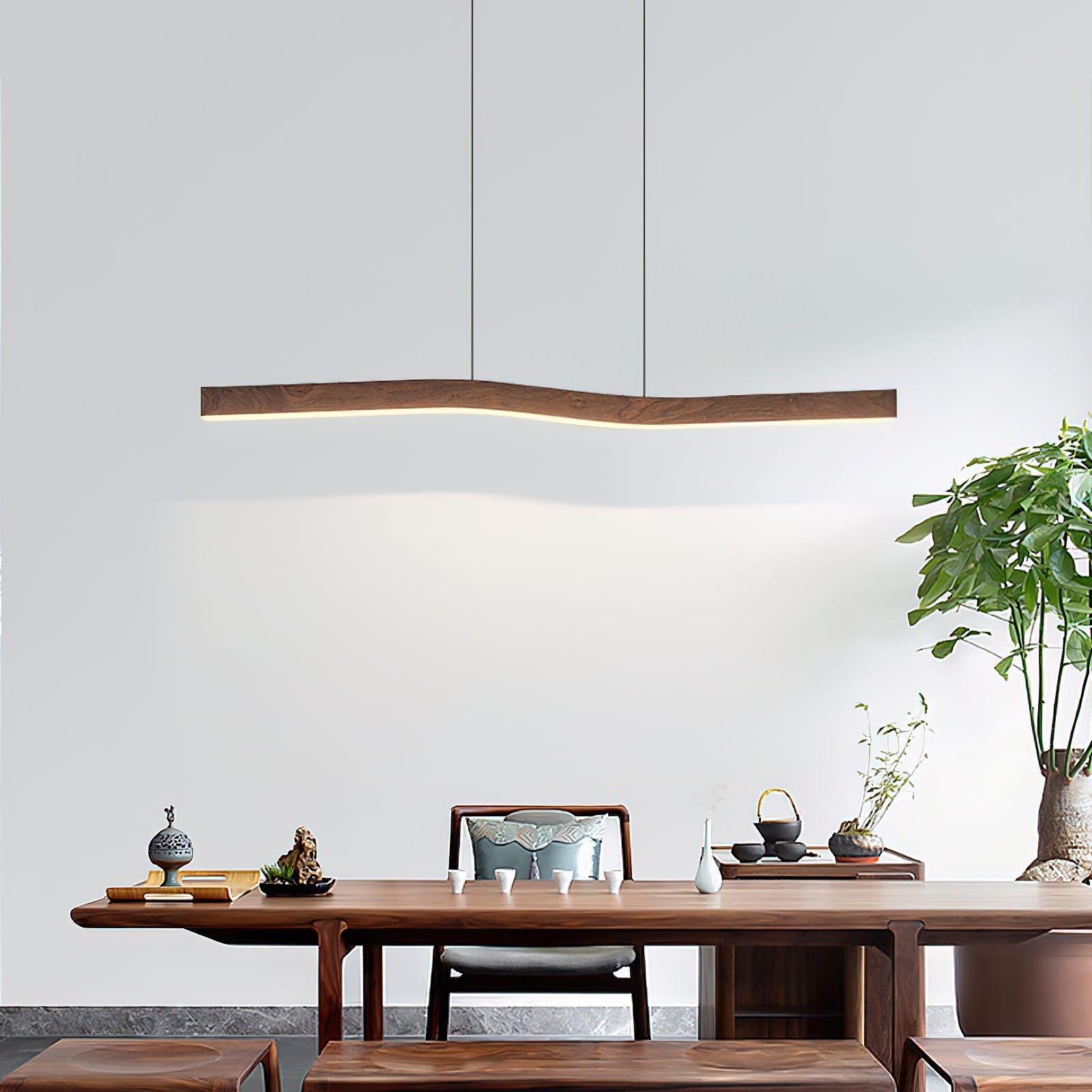 Muto Lampada a Sospensione Nordic in Legno