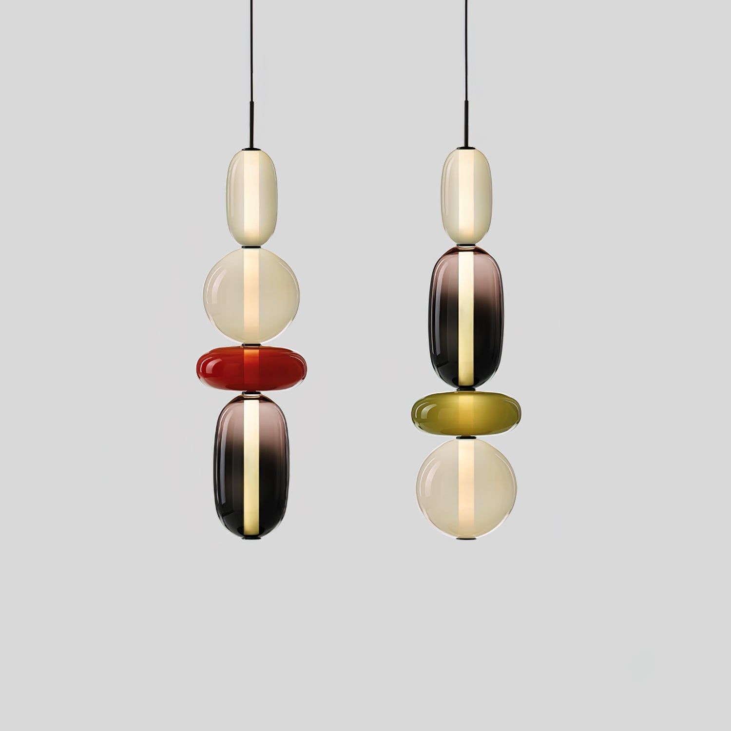 Candied Glass Combo Pendant Light - Blowlighting