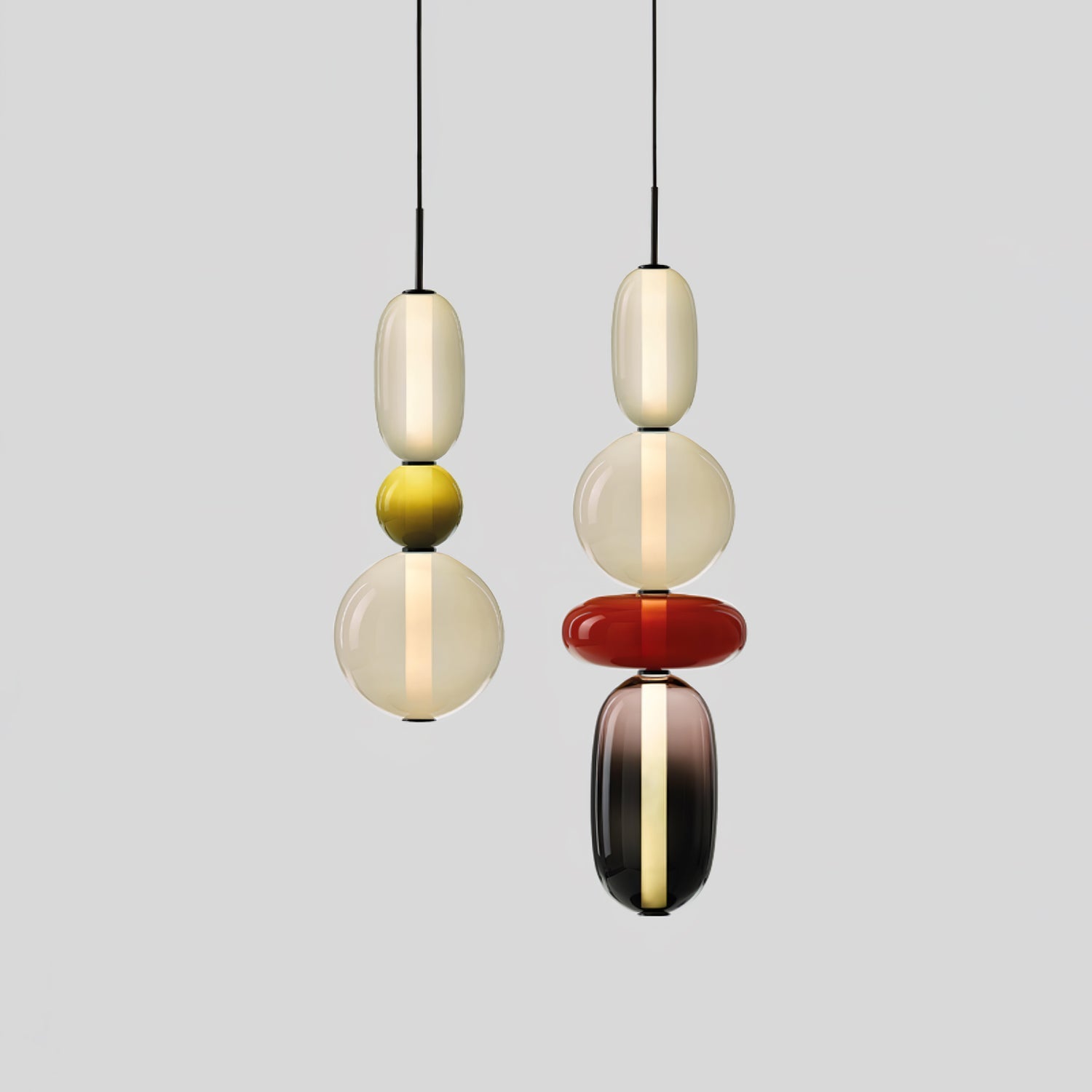 Candied Glass Combo Pendant Light - Blowlighting