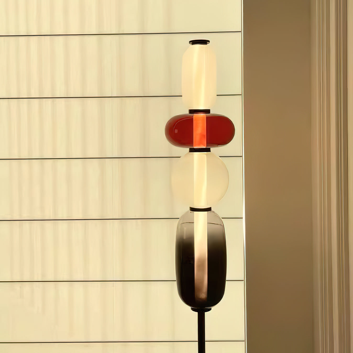 Stained Glass Floor Lamp - Lamp Copper