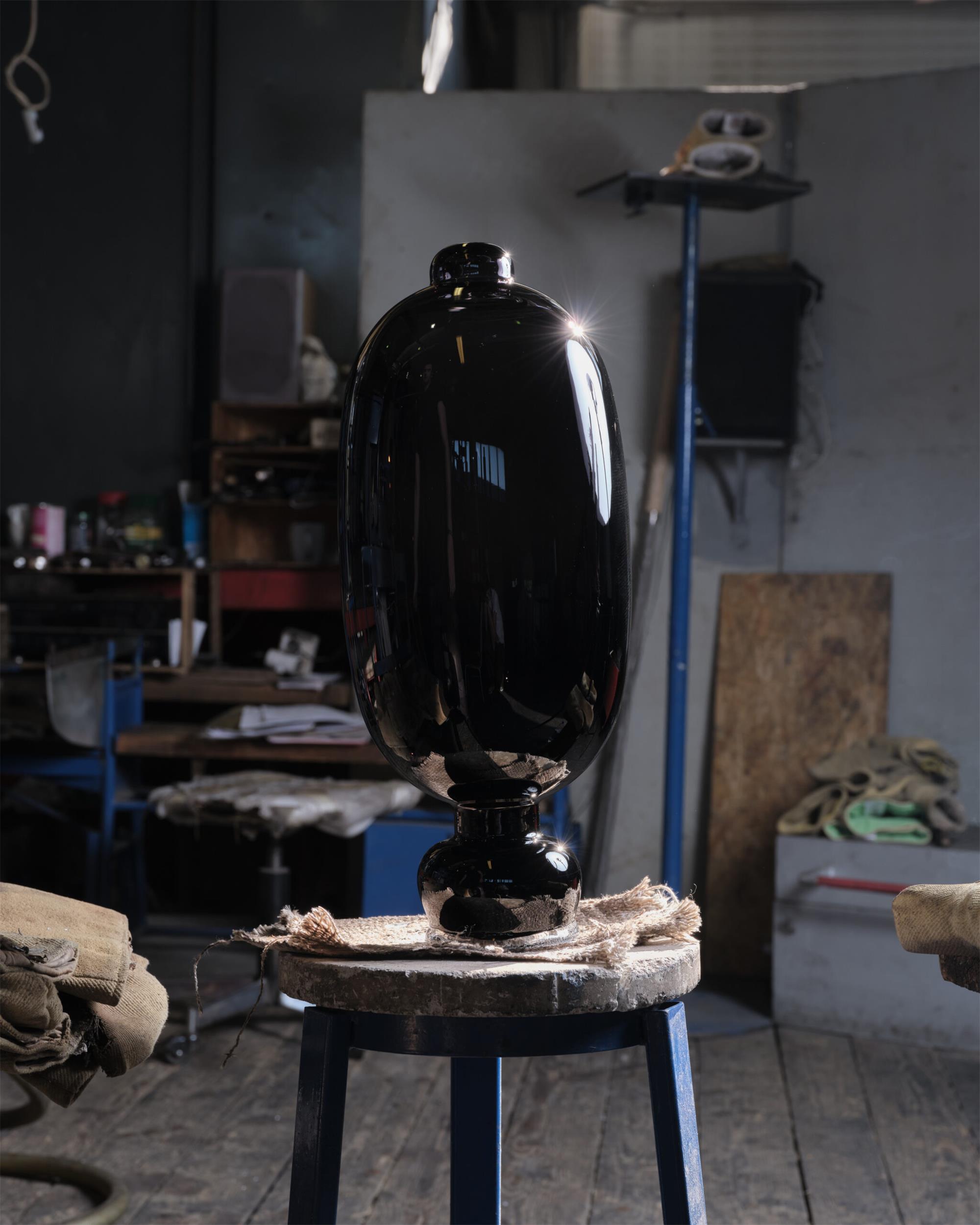 Stained Glass Floor Lamp - Lamp Copper