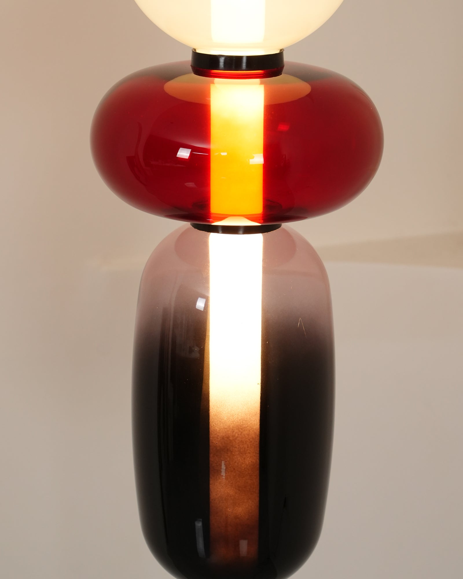 Stained Glass Floor Lamp - Lamp Copper