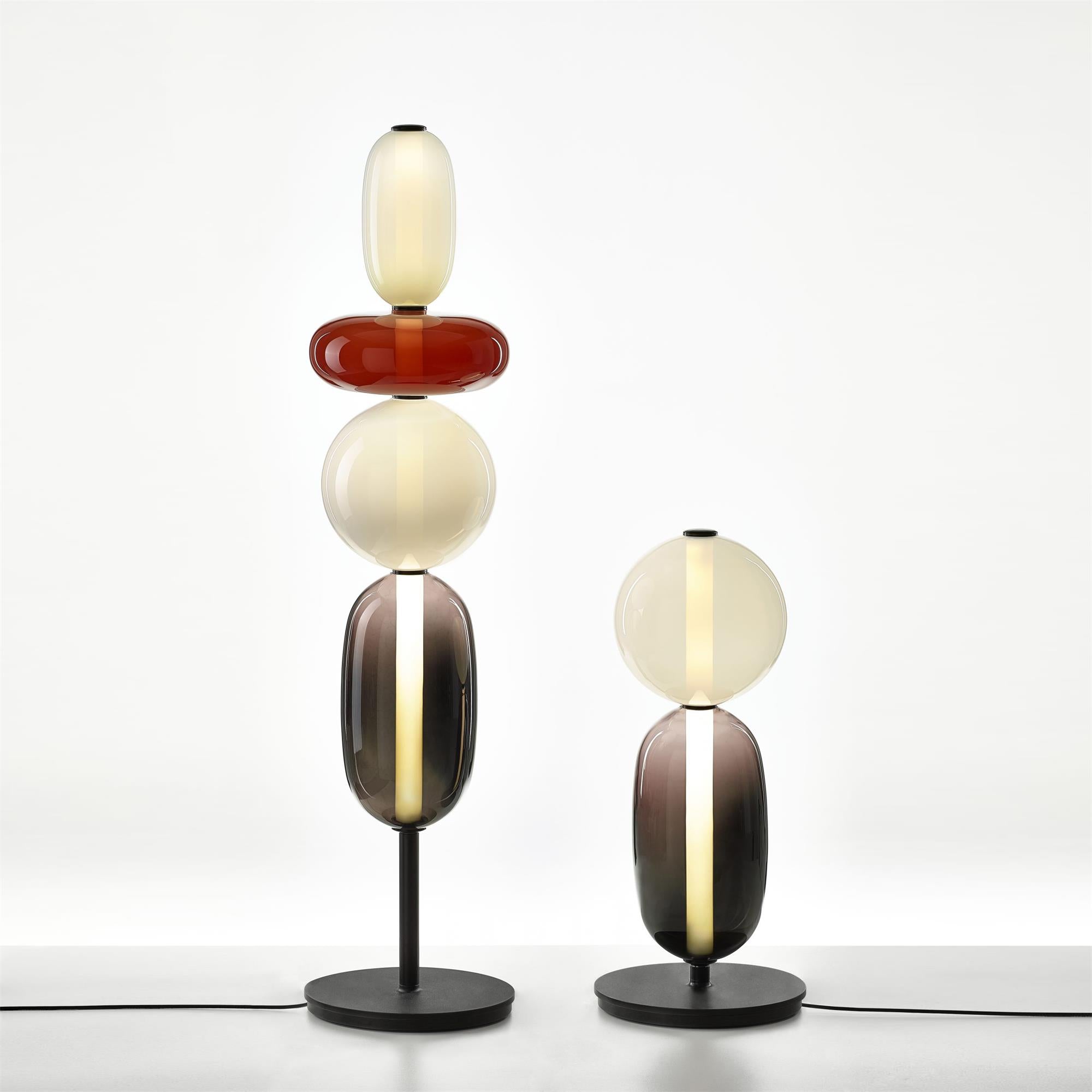 Stained Glass Table Lamp - Lamp Copper