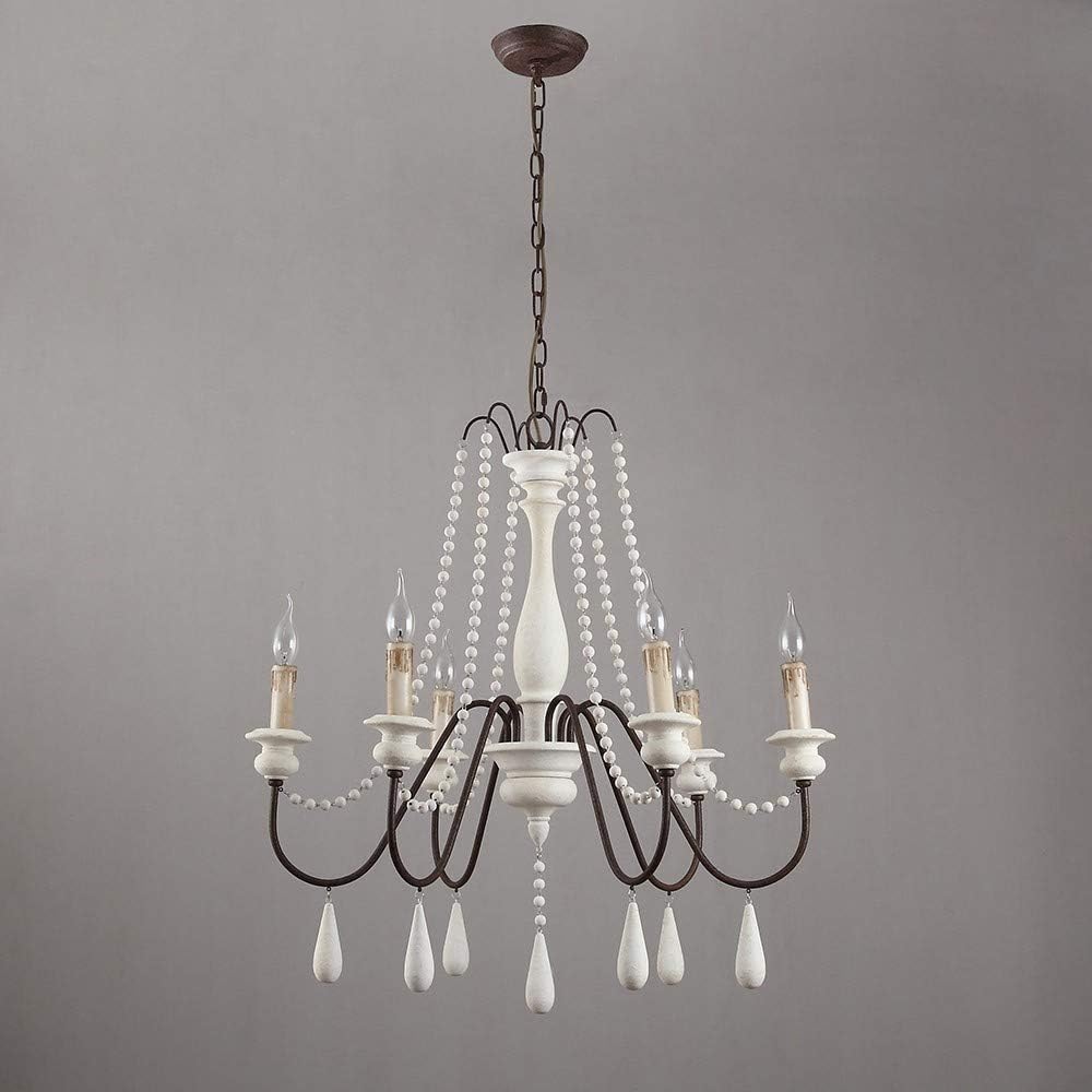 Rive Style Postmodern Luxury Beaded Wooden Metal Chandelier - Lamp Copper