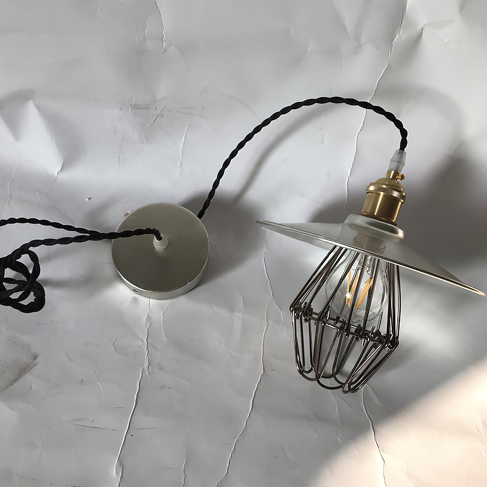Stella Vintage Industrial Art Metal Pendant Light - Lamp Copper