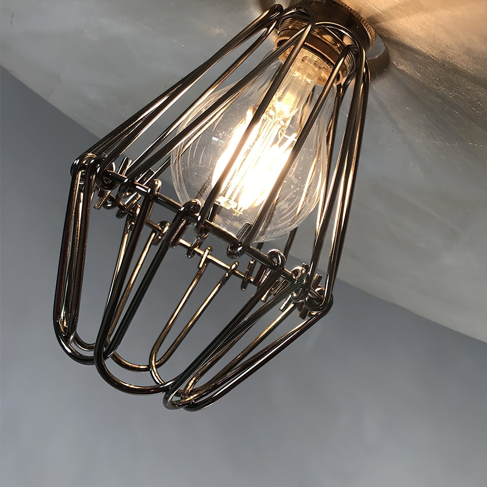 Stella Vintage Industrial Art Metal Pendant Light - Lamp Copper