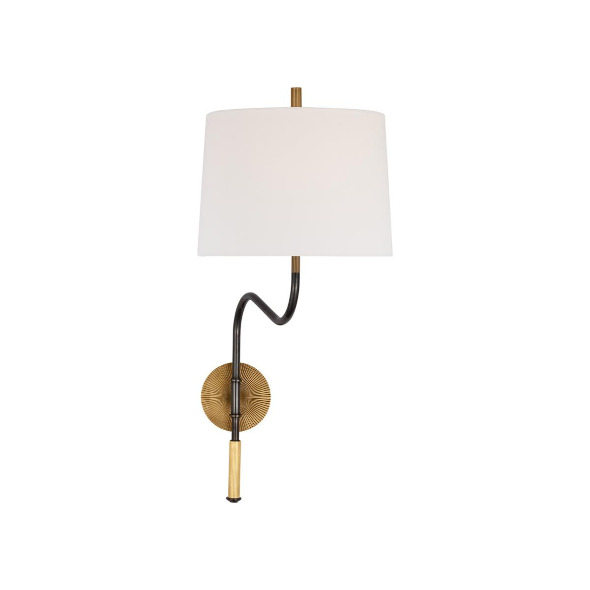 Terra Modern Minimalist Fabric Metal Sconce Wall Lamp - Lamp Copper