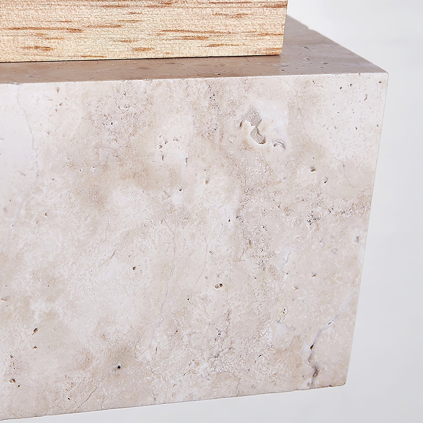 Ciraeila Rectangular Travertine Pendant Light - Neutralighting
