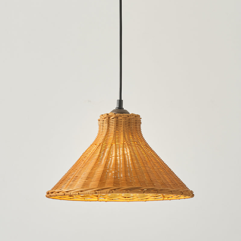 Vamirel Modern Minimalist Natural Rattan Pendant Lamp - Lamp Copper