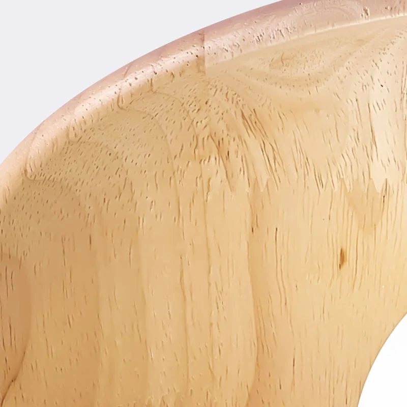 Arisha Naturale Plafoniera Legno/Vetro Cucina