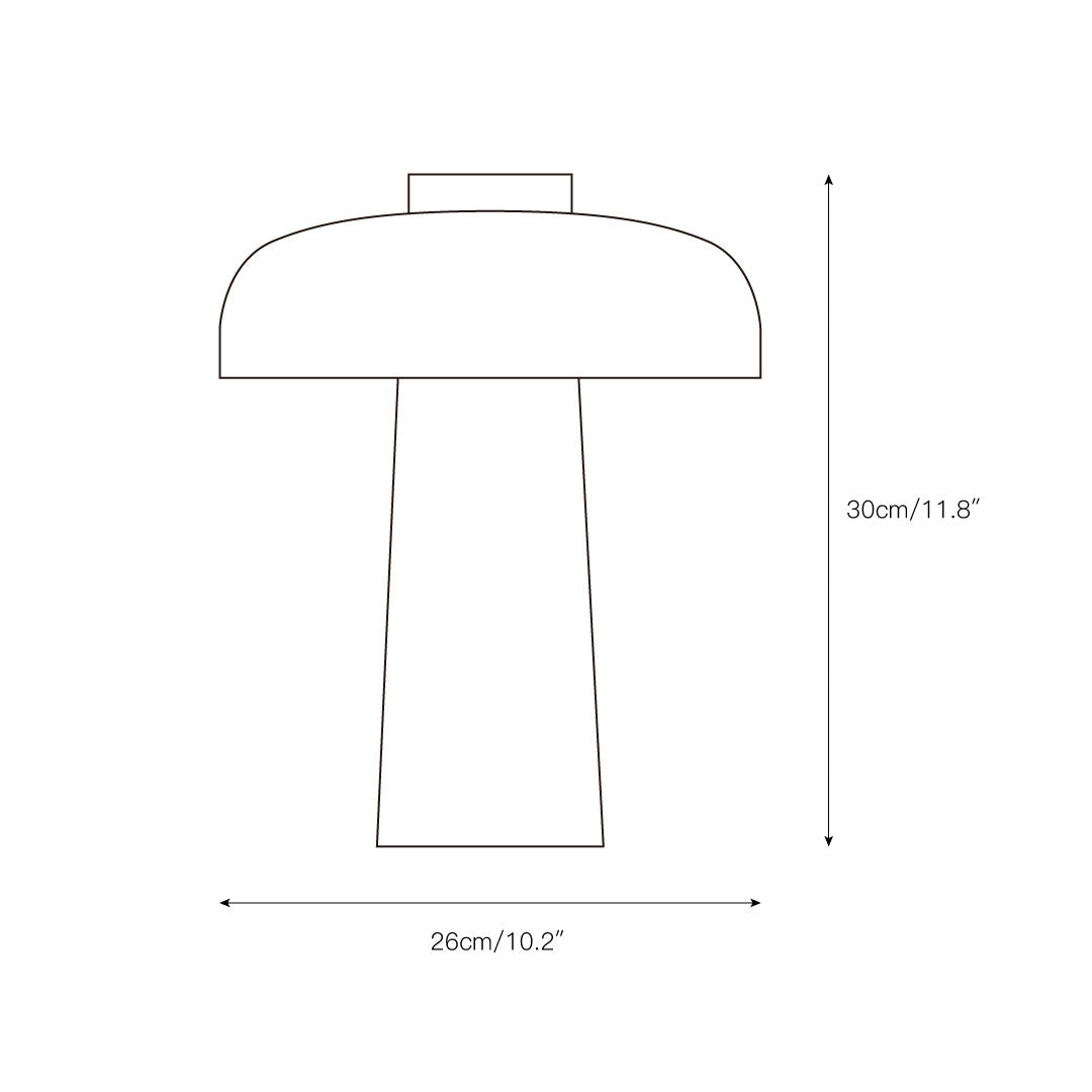 Carla Travertine Table Lamp - Lamp Copper