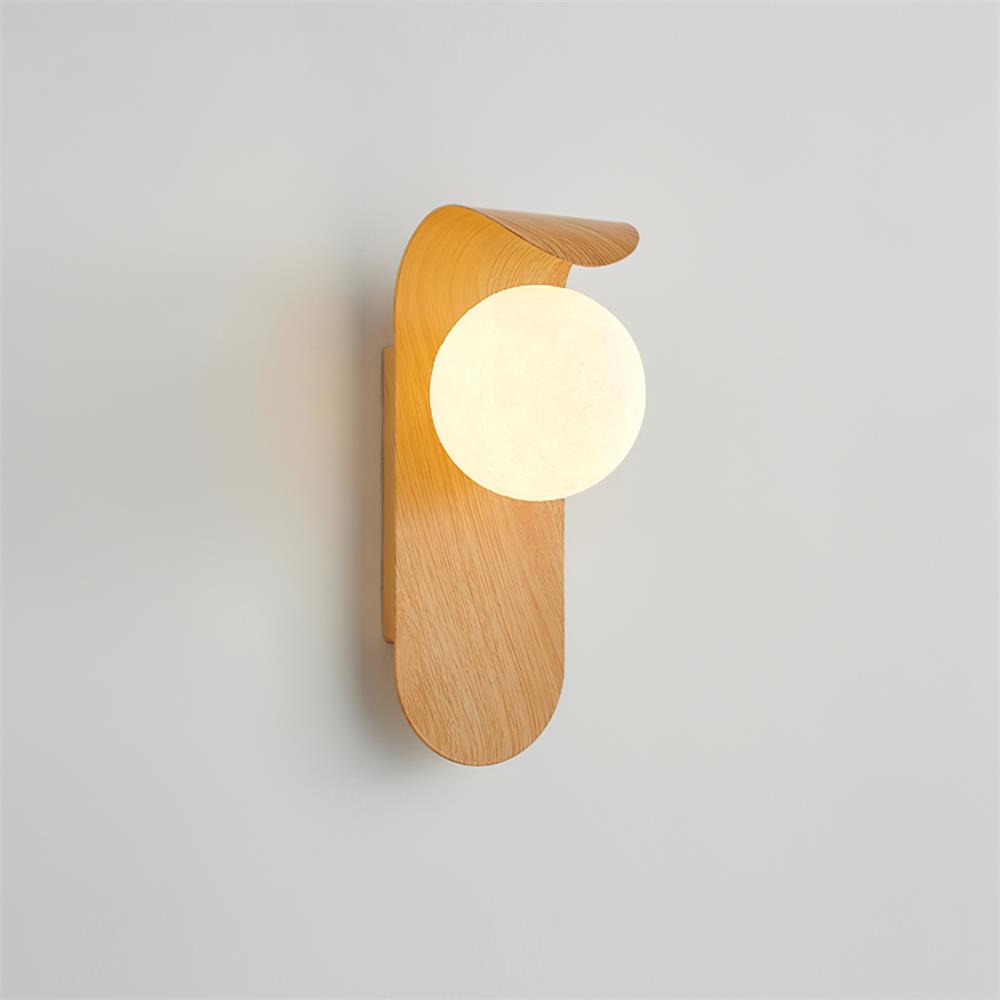 Muto Lampada da Parete Interna Legno / Noce