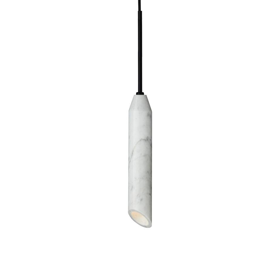 Arise Modern Minimalist Marble Travertine Pendant Lamp - Lamp Copper