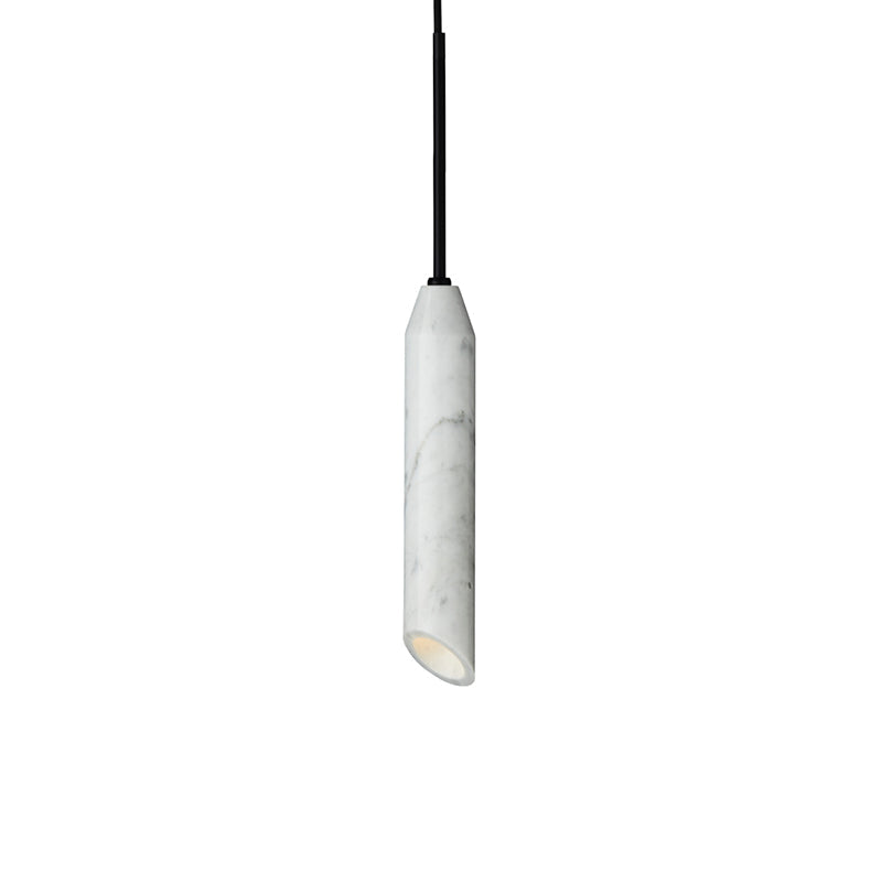 Arise Modern Minimalist Marble Travertine Pendant Lamp - Lamp Copper