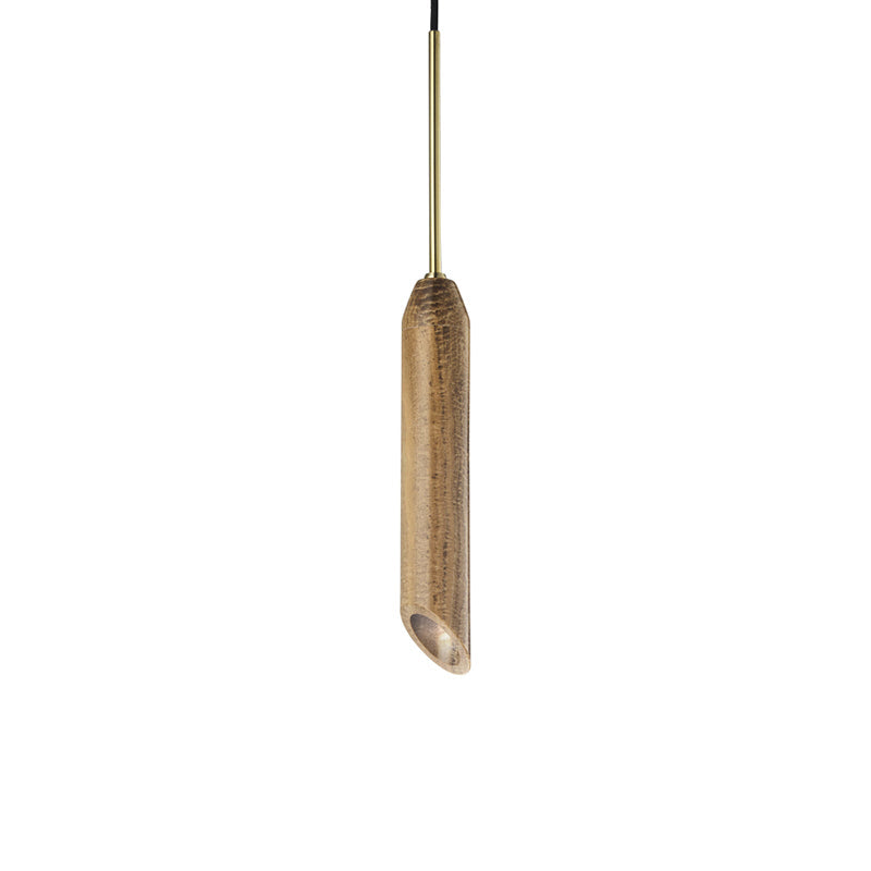 Arise Modern Minimalist Marble Travertine Pendant Lamp - Lamp Copper