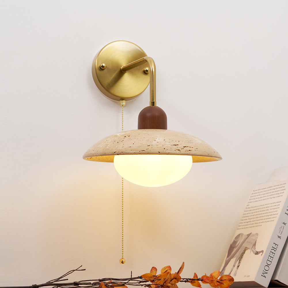 Cavone Travertine Wall Sconce - Letslighting