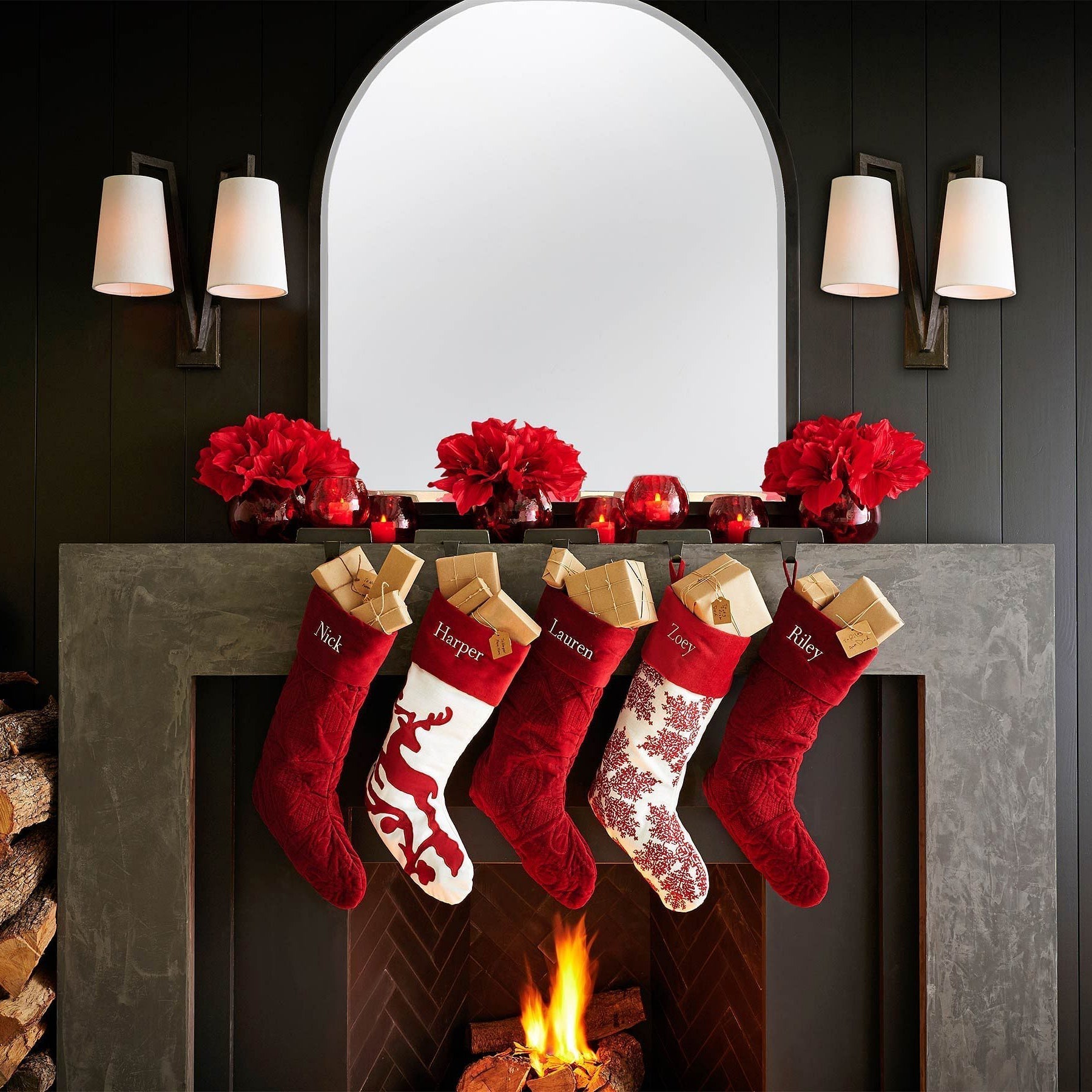 Ivmarel Vintage Industrial Double Brass Fabric Wall Lamp - Lamp Copper