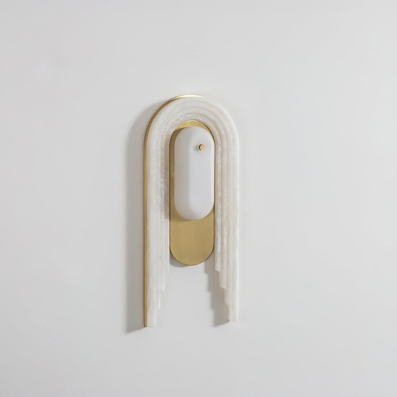 Sytalion Arch Alabaster Wall Light - Neutralighting