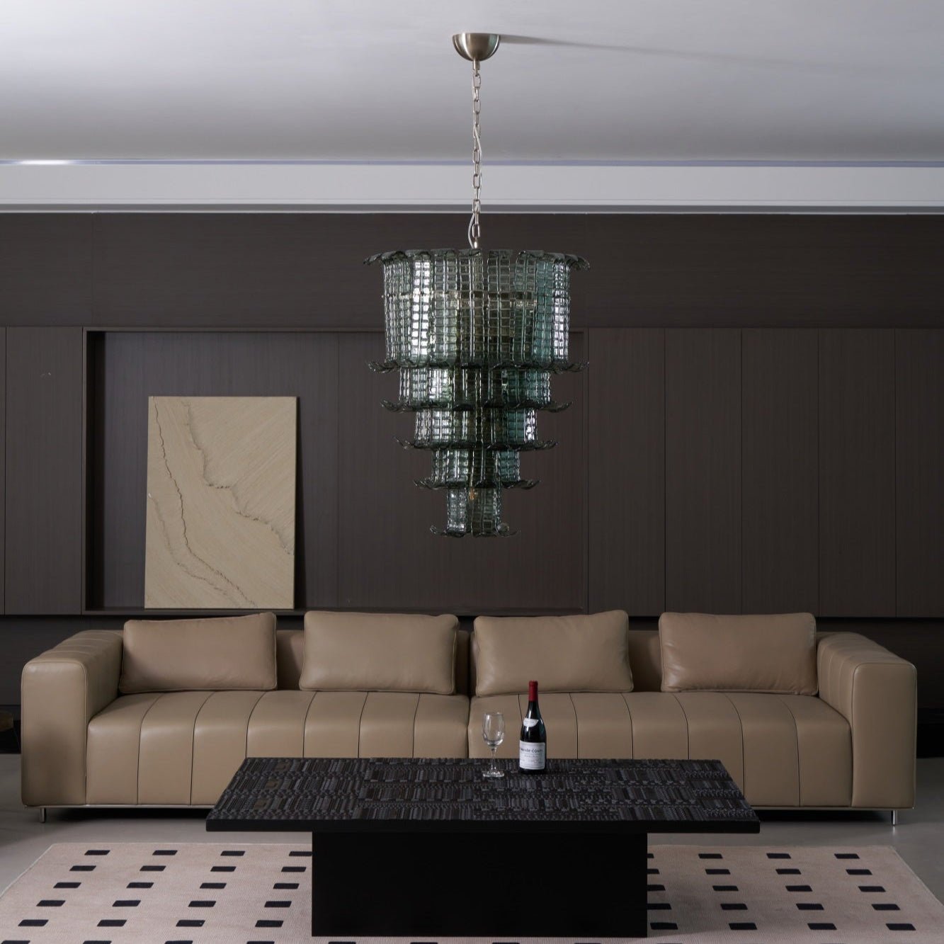 Aurora Chandelier Cascade Murano Glass Tiered Vintage - Neutralighting
